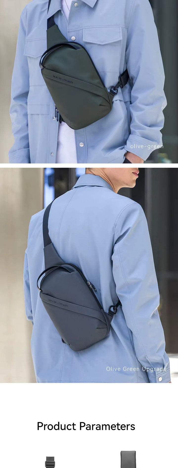 טוקיו 🎒 תיק צד חכם ואלגנטי – MARK RYDEN