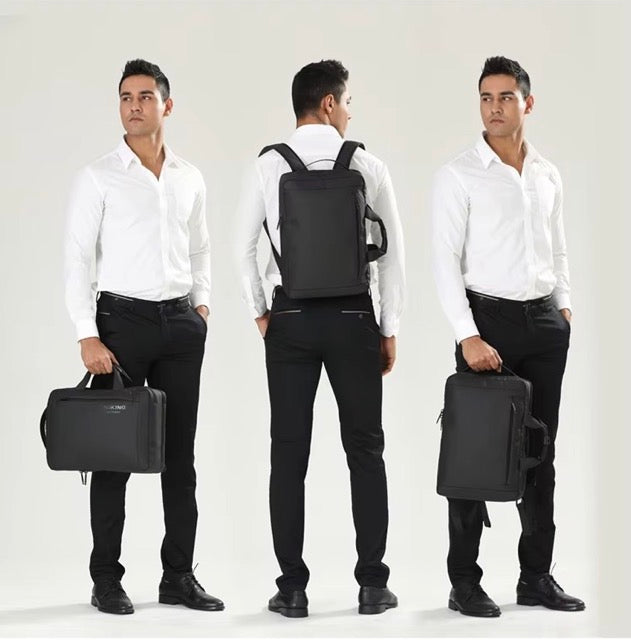 🎒 תיק גב / תיק עסקים פרימיום אפור 2-ב-1 – AOKING