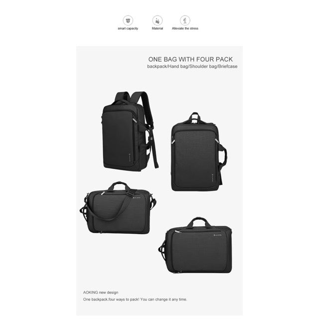 🎒 תיק גב חכם ומקצועי מבית AOKING