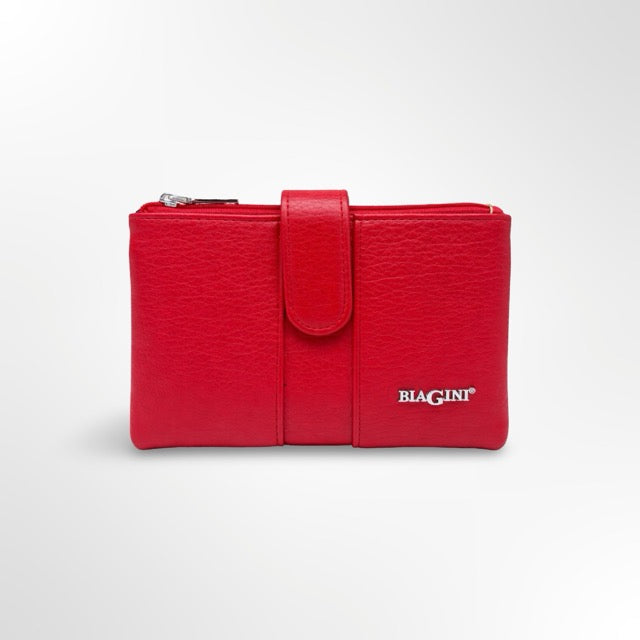 👛 ארנק נשים BIAGINI – סדר חכם בעיצוב יוקרתי ✨ זיפר בנוני