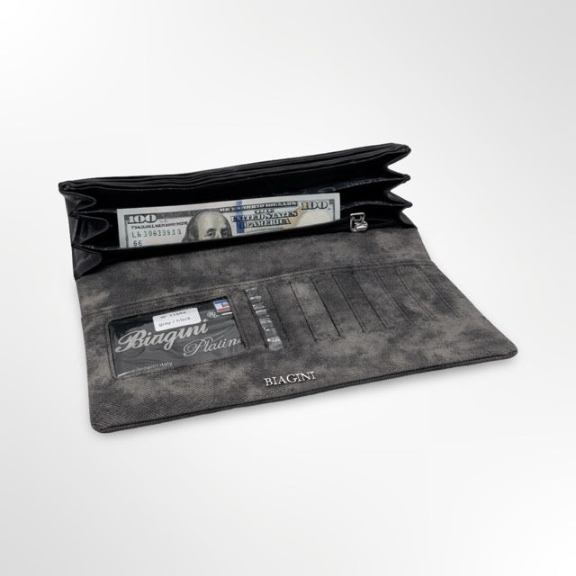 👛 ארנק נשים BIAGINI – דמוי מעטפה, גדול בסטייל וביכולת ✨מעטפה