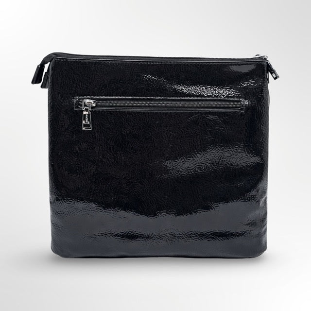 ✨ תיק גוף וכתף BIAGINI – יוקרה עם נוכחות ✨ זיפר