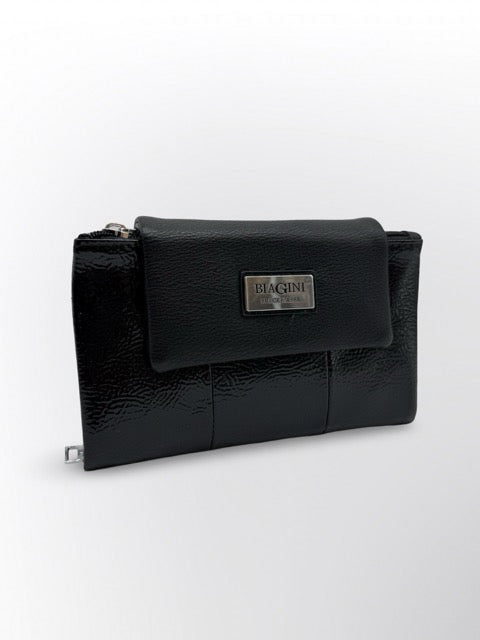 🖤 ארנק נשים BIAGINI – סופיה | שחור קלאסי על־זמני