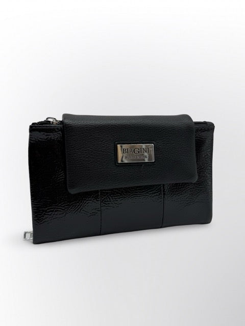 🖤 ארנק נשים BIAGINI – סופיה | שחור קלאסי על־זמני